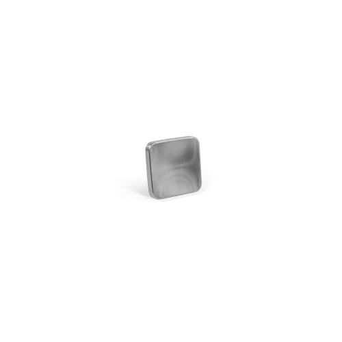 Tokyo Square Brushed Stainless Soap Dish 4", Silver